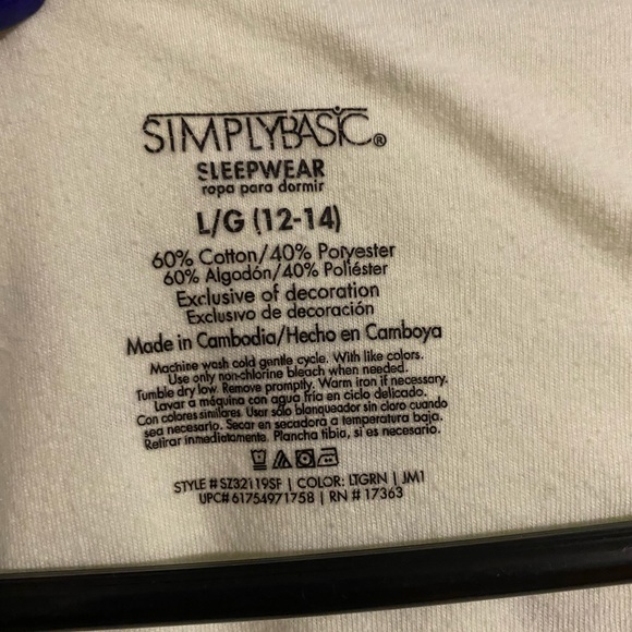 Simply Basic Floral Pajama Set - Picture 4 of 7